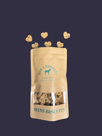 Produktbild von guten Hundeleckerlis aus einer kleinen bio manufaktur.